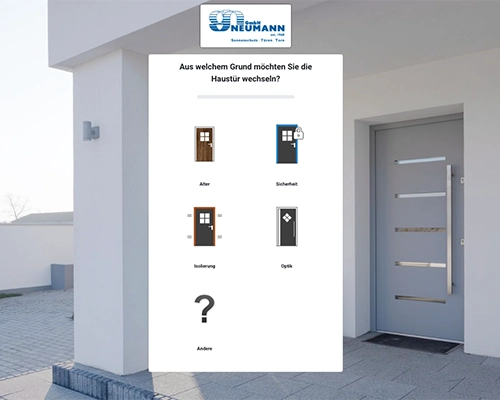 Anfragebild für Haustüren