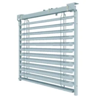 Moderne graue Jalousie für Fenster